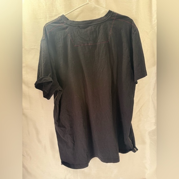 Parasuco T-shirts Men’s XL size used great condition Black Red Silver - Picture 4 of 7